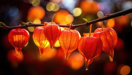 Physalis peruviana, Chinese lantern, Chinese lantern, Chinese lanternの素材