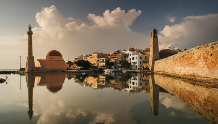 The old city of Rethymno, Crete, Greeceの素材