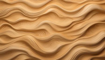 3d rendering of brown abstract wavy background. Computer generated image.の素材