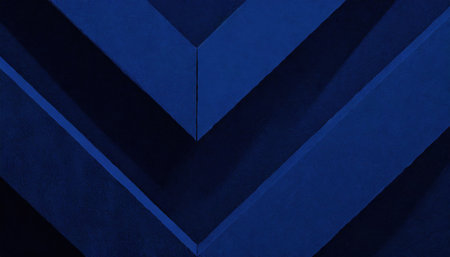 Blue abstract background with geometric shapes. 3d rendering, 3d illustration.の素材