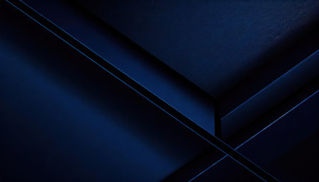Dark blue metal background with some diagonal stripes in it (3d render)の素材