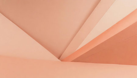 Abstract minimalistic background, empty room with geometric shapes. 3d renderingの素材