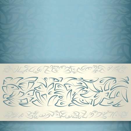 Ornate border background for invitations and greeting cardsのイラスト素材