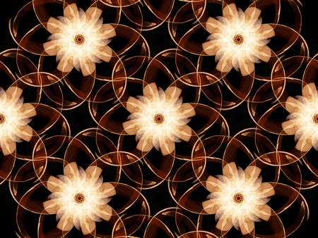 The Graphic Design Abstract Artificial Flowers Background Wallpaper