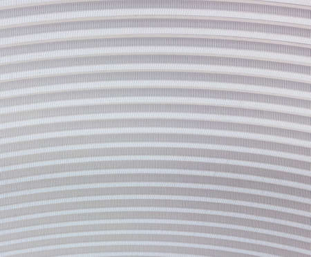 Row of metal sheet roof in an arenaの写真素材