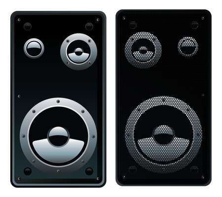 Vector illustration of modern speaker systemのイラスト素材