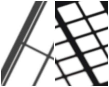 Set of vector illustrations of abstract soft shadowsのイラスト素材