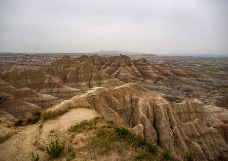 Badlands desert landscapeの写真素材