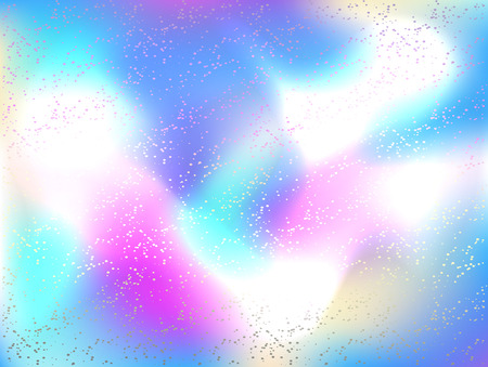 Bright, holographic, abstract, iridescent background. Holographic background.のイラスト素材
