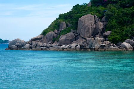Sea Koh Nangyuan, Koh Tao at Thailandの写真素材