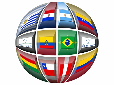 Mercosur Countriesのeditorial素材