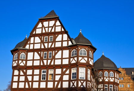 New Castle and Arsenal, Giessen, Hesse, Germanyのeditorial素材