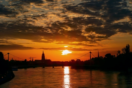 Frankfurt at dawn