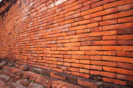 Ruin brick wall