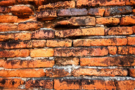 Ruin brick wallの写真素材