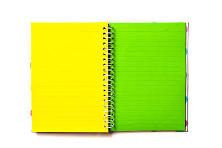 blank notebook isolatedの写真素材