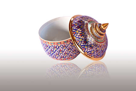 isolated of ancient bowlの写真素材