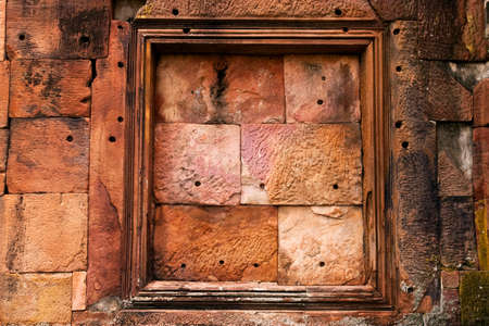 texture of frame stone wallの写真素材