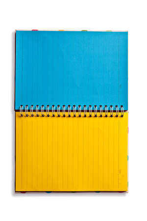 notebooks isolated on white backgroundの写真素材