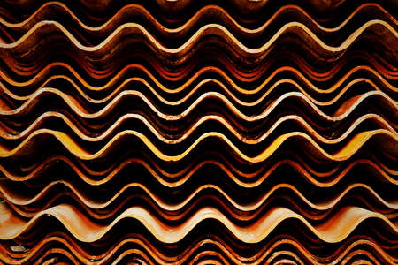 texture of stack tilesの写真素材