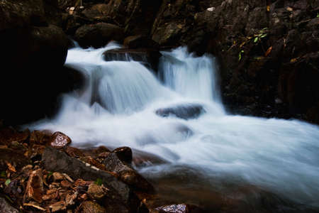 Waterfall in Thailandの写真素材