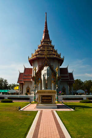 Beautiful buddhist church in Thailandの写真素材