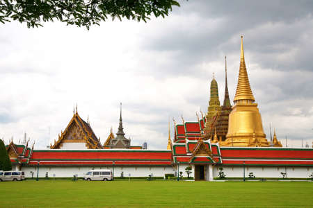 Temple emeral buddha, historic temple of Thailandの写真素材