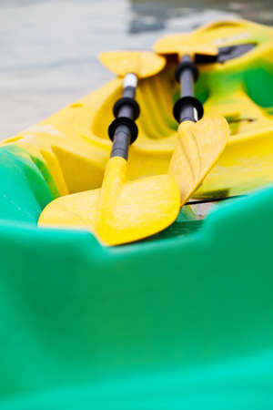 Closeup cayak boatの写真素材