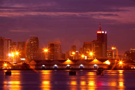 View of asian city of Bangkok , Thailandのeditorial素材