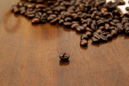 Coffee beans closeupの写真素材