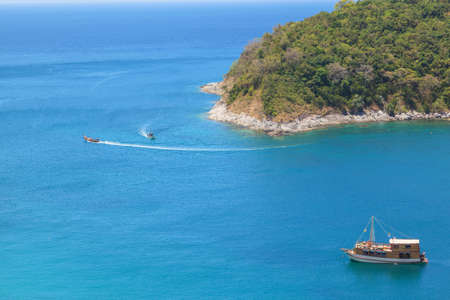 Island bay view point at Phuket, Thailandの写真素材