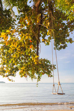Tropical sea beach at Koh Change island, Thailandの写真素材