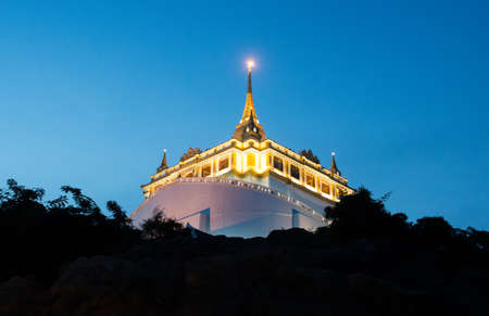Watsaket in Bangkok Temple of the Golden Mountの写真素材