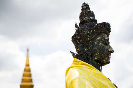 statuary in temple from thailand