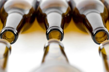 Six Brown Bottlesの写真素材