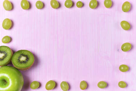 composition of kiwi and grape