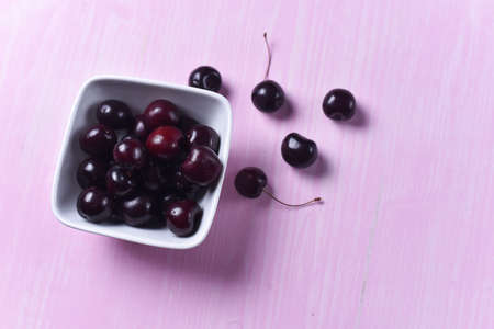 composition of ripe sweet cherry