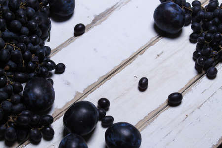 Fruits on a wooden table