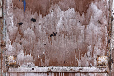 The texture of the metal doors
