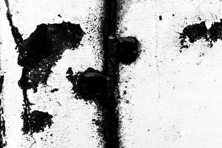 The texture of the metal doors in the garage black and white posterの写真素材