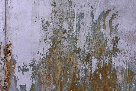 The texture of the metal doors in the garage