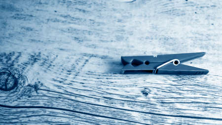 Clips for drying clothes indoors and outdoors. Holders wet clothの写真素材