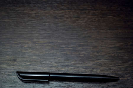 Stationery items lying on the desktop. Place to work at home. Ofの写真素材