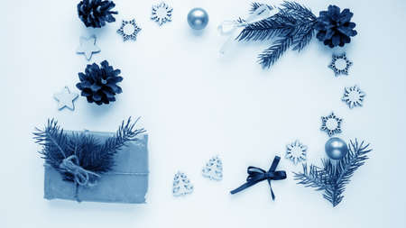 Christmas gifts and gifts for the holiday.の写真素材