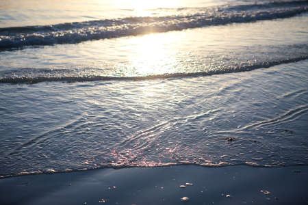 The ocean coast in the tropics in the afternoon. Vacation in warの写真素材