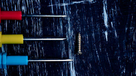 Screwdrivers to repair lying on the table. Mens housework. Fixの写真素材