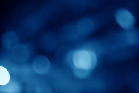 Blurred background of light spots in a nightclubの写真素材