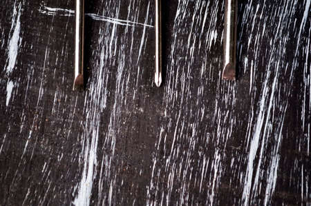 Screwdrivers to repair lying on the table. Mens housework.の写真素材