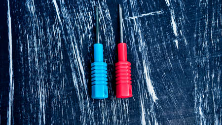 Screwdrivers to repair lying on the table. Mens housework.の写真素材