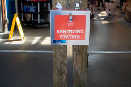Sanitizing area sign